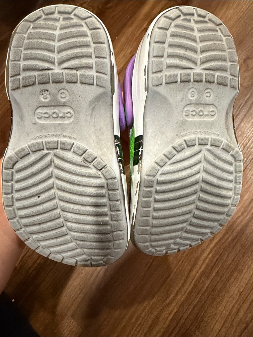 Toy Story Buzz Lightyear Kids Green CROCS - Size 8 Toddler - Picture 6 of 7
